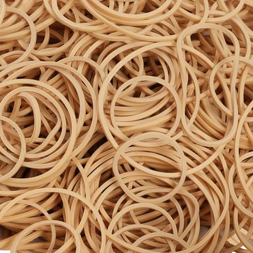 HSNOHSN Rubber Bands Assorted Size#10 Size#16 Size19 Beige 0.5lb Rubber Bands for Office Supplies Money School Home - Image 4