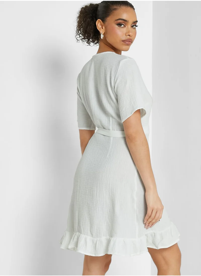 ONLY Ruffle Detail Dress