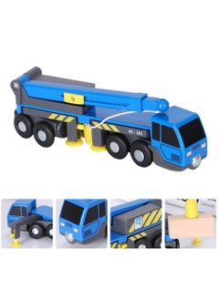 Excefore Construction Vehicles Cranes Toys, Construction Vehicle Toys, Crane Truck Pull Back Cars for Child Toddlers Kids, Blue  - Image 2