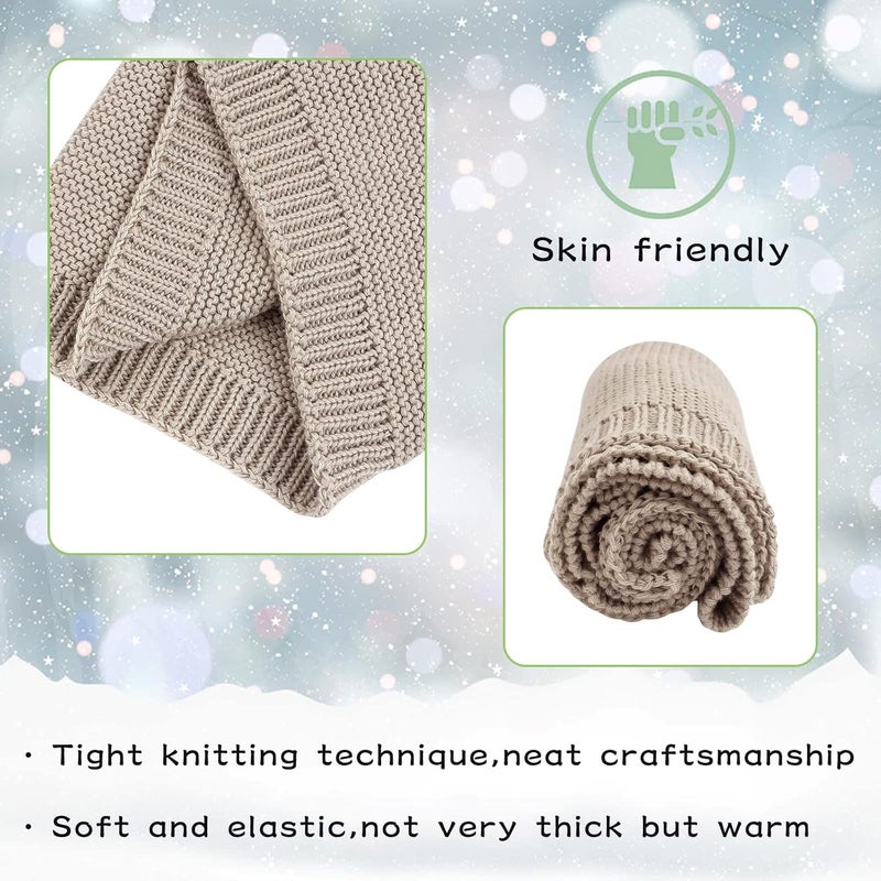Peecabe Baby Boys Knitted Scarves Warm Toddler Girl Infinity Scarf Kids Soft Chunky Neck Warmer for Fall Winter - Image 3