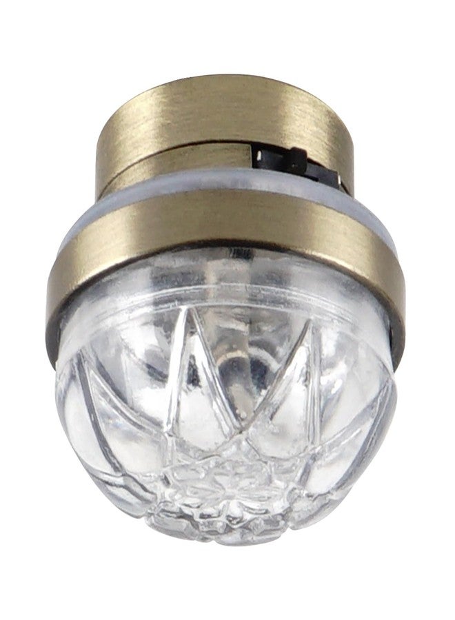 Waldosia 1:12 Scale Dollhouse Miniature LED Clear Etched Ceiling Lamp - Image 3