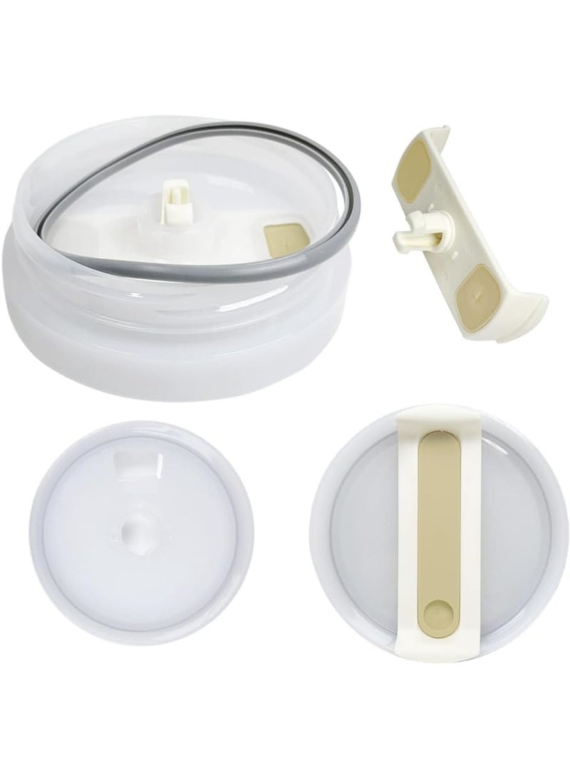 SOLARAE Tumbler Lids for Stanley Tumbler 40 oz, 2 Pack Reusable Spill, Proof Splash Resistant, Replacement Lids Cover, Fit for Stanley and other Tumbler 40 oz (Dark Green) - Image 5