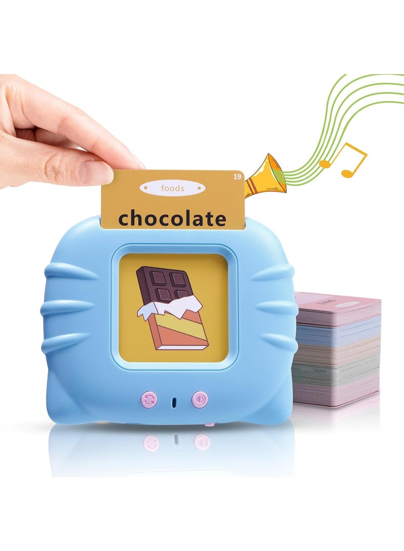ECVV 112 Learning Flash Cards for Toddlers Ages 2-4 | Audible Talking Flash Cards for Kids | Animals, Colors, Shapes & Sight Words | Montessori Educational Toy & Preschool Learning Gift for 1-4 Year Olds - Image 1