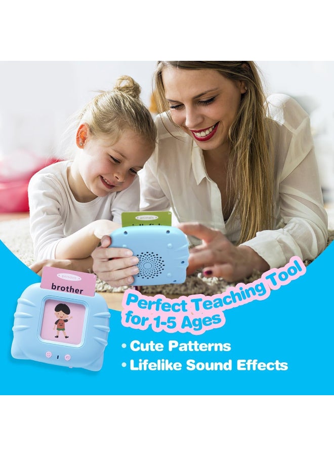 ECVV 112 Learning Flash Cards for Toddlers Ages 2-4 | Audible Talking Flash Cards for Kids | Animals, Colors, Shapes & Sight Words | Montessori Educational Toy & Preschool Learning Gift for 1-4 Year Olds - Image 4