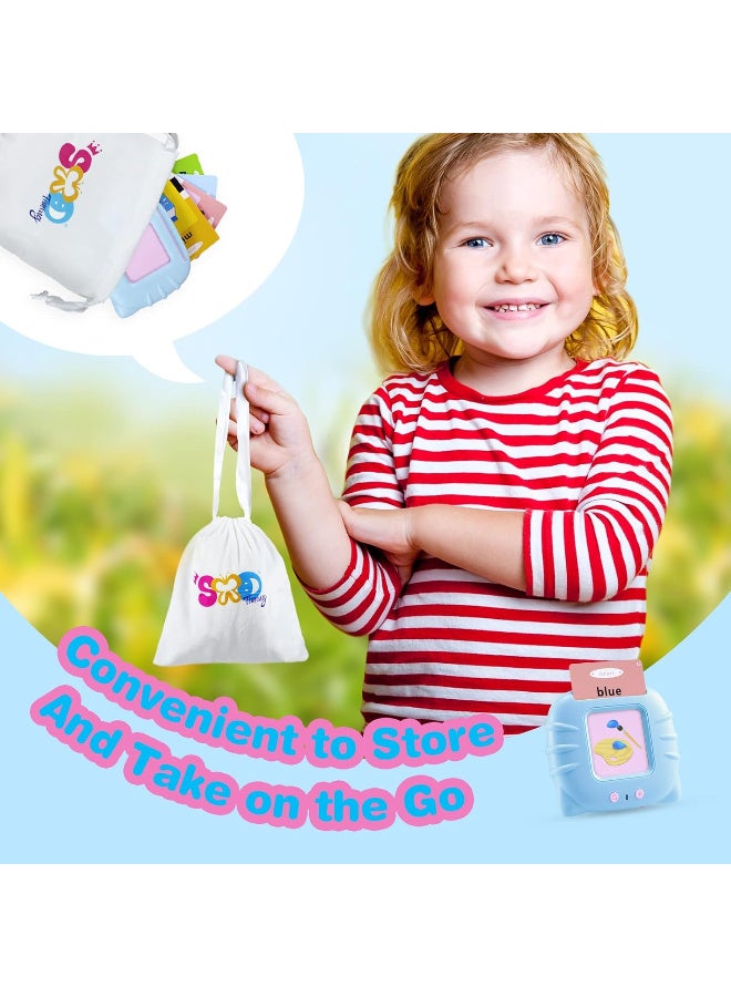ECVV 112 Learning Flash Cards for Toddlers Ages 2-4 | Audible Talking Flash Cards for Kids | Animals, Colors, Shapes & Sight Words | Montessori Educational Toy & Preschool Learning Gift for 1-4 Year Olds - Image 5