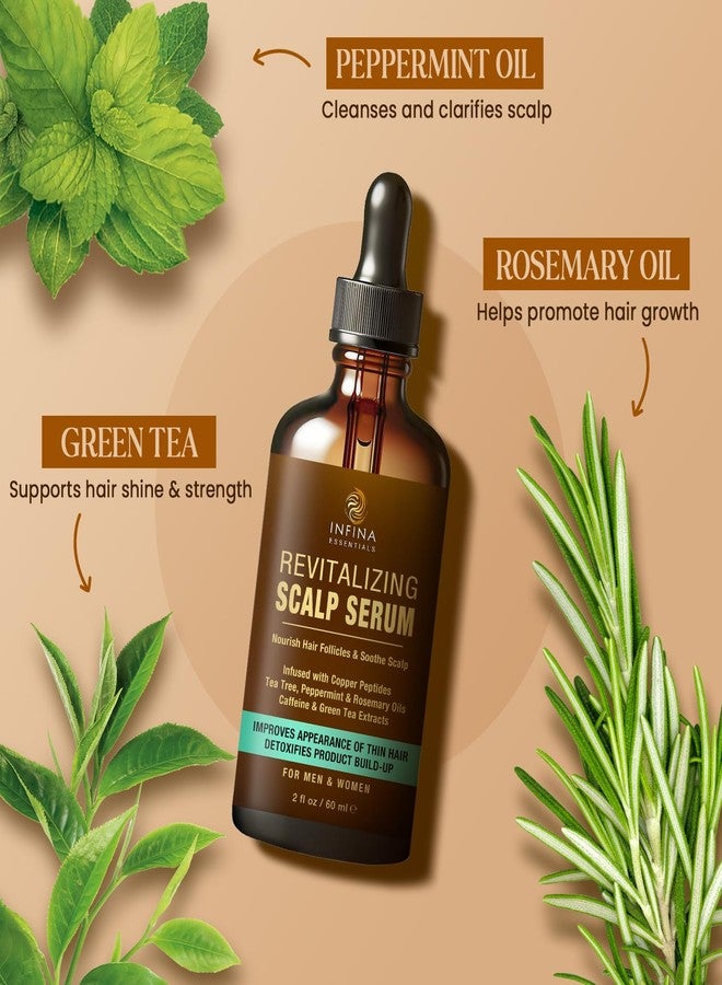 INFINA ESSENTIALS - Nourishing Scalp Serum for Hair Growth: Packed with copper peptides and caffeine, this lightweight scalp serum promotes a healthy environment - Image 2