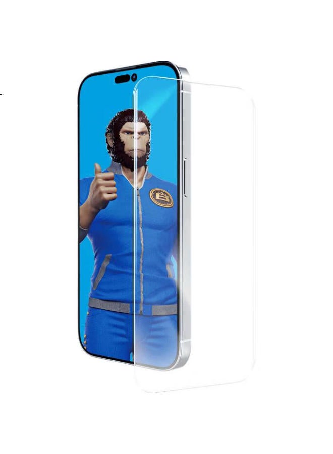 Blueo Tempered Glass Screen Protector For Iphone 14 Pro, Full Coverage High Definition Anti-Fingerprint Protective Film For Apple 14 Pro - Image 3