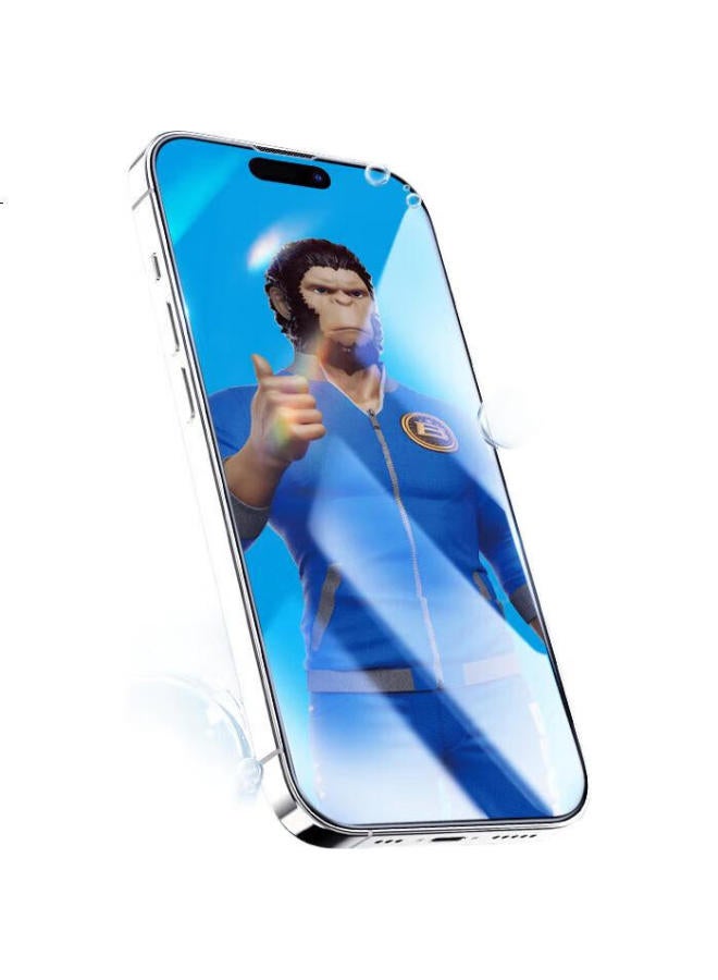 Blueo Tempered Glass Screen Protector For Iphone 14 Pro, Full Coverage High Definition Anti-Fingerprint Protective Film For Apple 14 Pro - Image 2