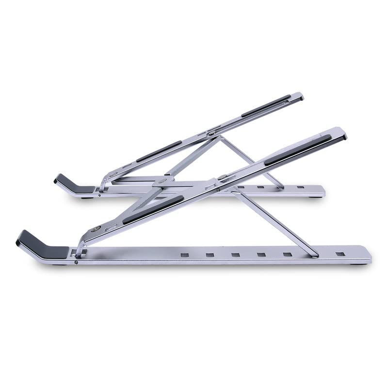 Infinity shoppers Adjustable Laptop Stand Compatible Aluminium Laptop Stand 24 x 45 x 16 Centimeters