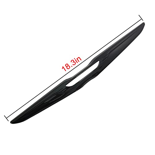 Kolya Glossy Black Exterior Rear Door Trunk Lid Center Emblem Badge Cover Molding Trim for Chrysler 300 300C Accessories 2011-2023 - Image 2
