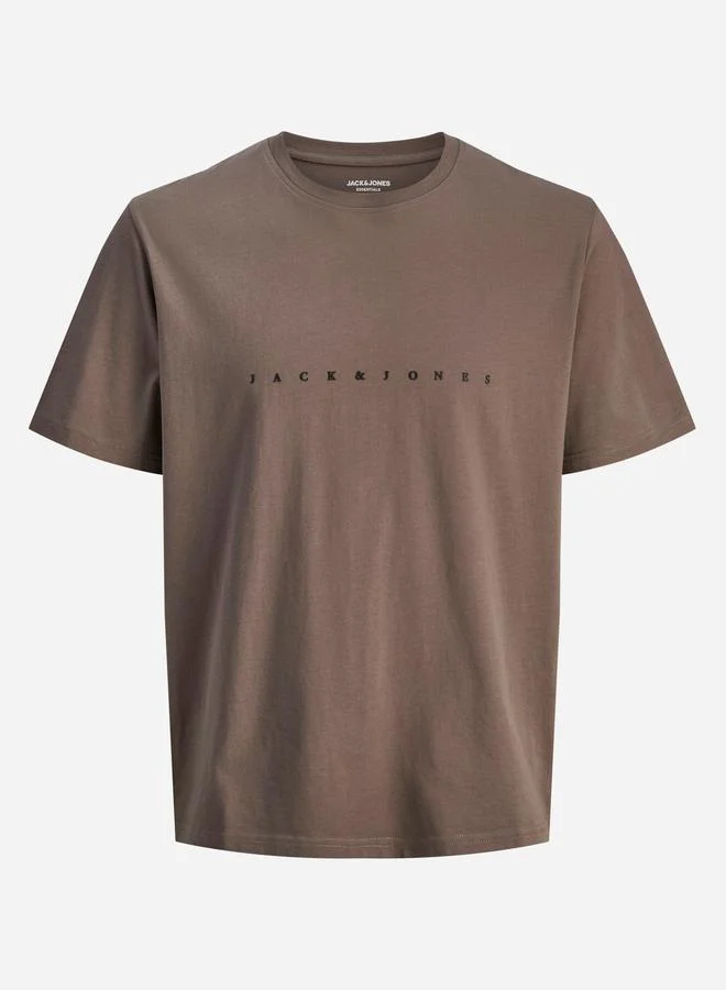 JACK & JONES Logo Print Crew Neck T-Shirt