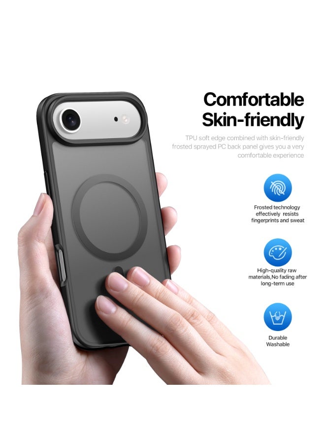 DUX DUCIS Magnetic Shockproof Case for iPhone 17 Air, MagSafe Compatible, Sweat-Resistant & Anti-Fingerprint Translucent Protective Case - Image 4