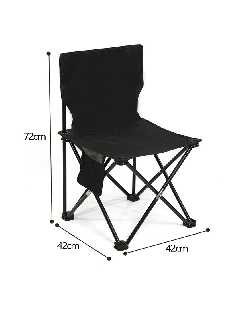 Yolu Outdoor Camping Chair Folding Chairs with Carry Bag Lightweight seat Portable Chair for Camping, Hiking,Fishing, Beach, BBQ and Picnics  - Image 2