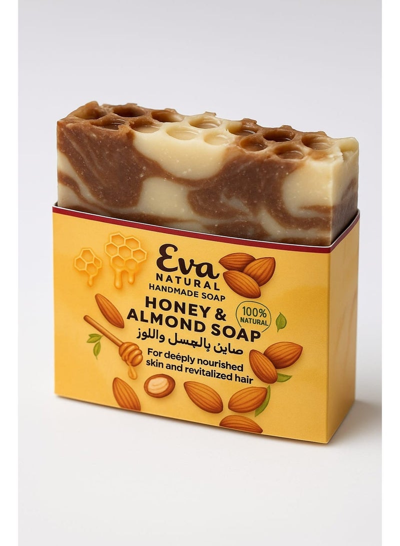 Eva Natural Honey & Almond Soap 100g - Image 1