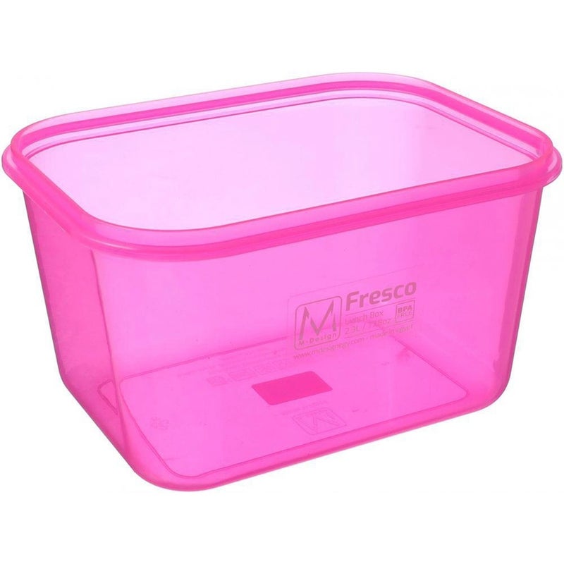 M-Design Fresco Lunch Box 2.3 Litre Pink - 6449 - Image 4