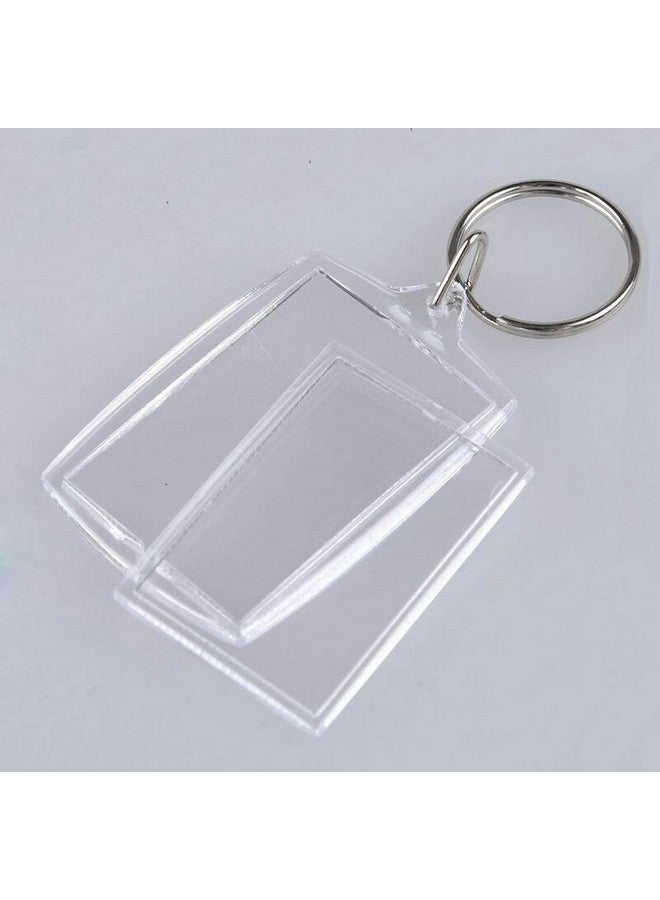 اس واي بي ال سلسلة مفاتيح SYBL بإطارات صور أكريليك، ١٠ قطع - سلسلة مفاتيح مستطيلة فارغة للصور - Image 5