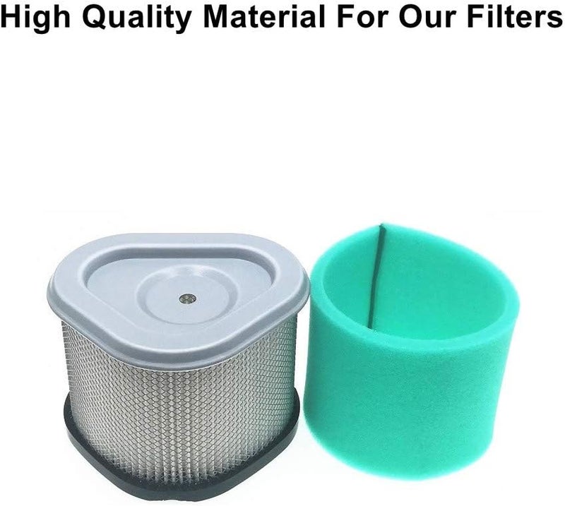 MOWFILL 2 Pack 12 083 10 Air Filter Replace for Kohler 12 083 10-S, 12 083 16, 12 883 10-S1, 1208310, John Deere GY20661, M145944 With 12 083 12 Pre Filter Fits CV11-CV16 CV460-CV493 Lawn Mower - Image 4