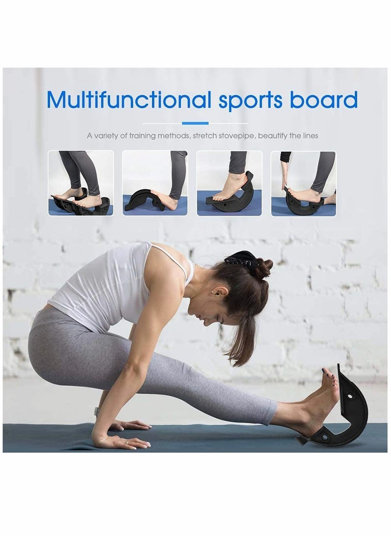 SYOSI - Foot Rocker Calf Stretcher for Achilles Tendinitis, Heel, Feet, Shin Splint, Plantar Fasciitis Pain Relief - Stretches Strained Leg Muscle Ankle Wedge Stretch Improves Flexibility - Image 1