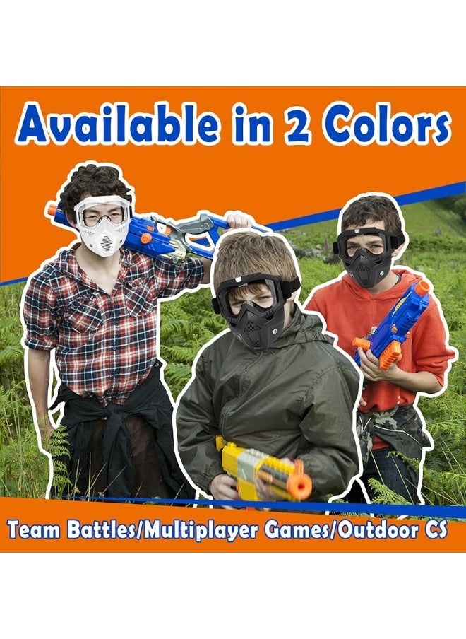 POKONBOY - POKONBOY Detachable Masks Tactical Mask with Goggles Compatible with Nerf Rival Apollo Zeus Khaos Atlas  Artemis Blasters Rival Mask - Image 1
