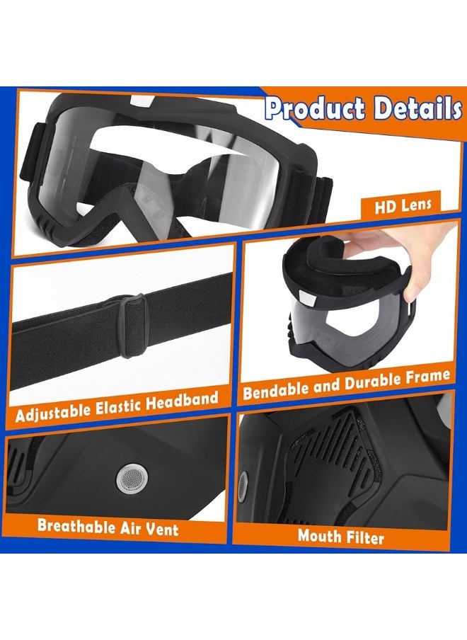 POKONBOY - POKONBOY Detachable Masks Tactical Mask with Goggles Compatible with Nerf Rival Apollo Zeus Khaos Atlas  Artemis Blasters Rival Mask - Image 1