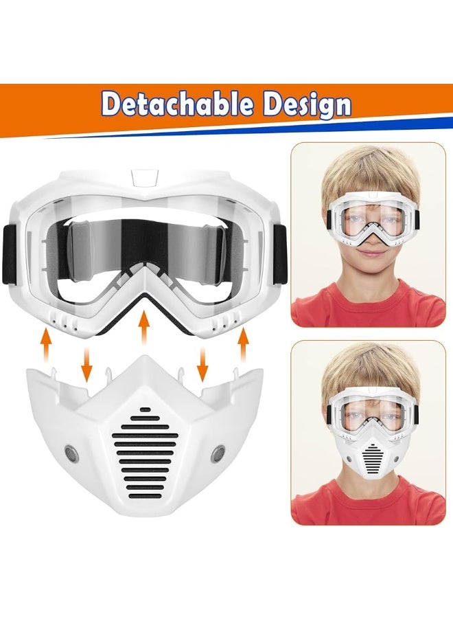 POKONBOY - POKONBOY Detachable Masks Tactical Mask with Goggles Compatible with Nerf Rival Apollo Zeus Khaos Atlas  Artemis Blasters Rival Mask - Image 1