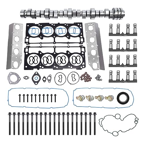 SUSUCAR Non MDS 5.7 Hemi Lifters Camshaft Cam Kit w/Head Gasket Bolt for 2009-2015 Chrysler 300 Dodge Charger Jeep Grand Cherokee 5.7L 53022372AA - Image 1