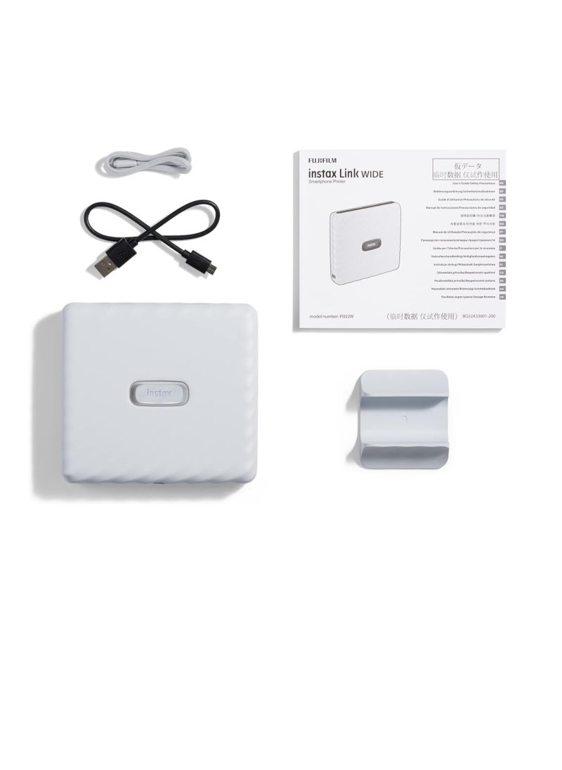 FUJIFILM Fujifilm Instax link wide smartphone printer with 20 Wide Sheets  - Image 3