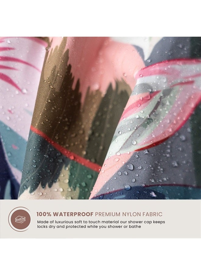 SMPL objects Reusable Shower Cap for Women – Leakproof, Nonslip Hair Cap for Shower w/ Comfy Flexiband – Soft, Breathable Shower Caps for Women Reusable Waterproof – Durable, Heavy Duty Shower Cap by SMPL OBJECTS - Image 5