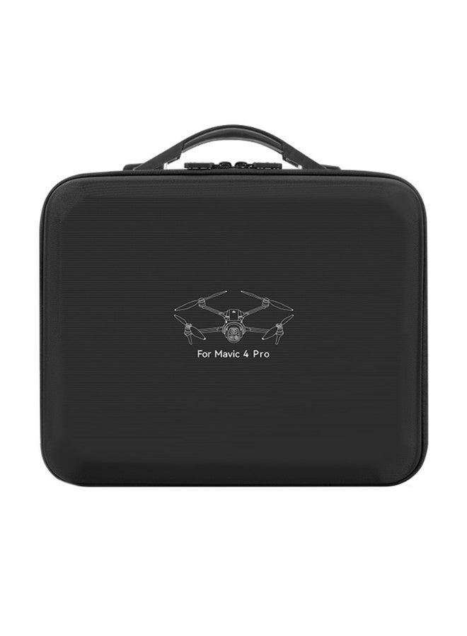 Carrying Case for DJI Mavic 4 Pro, Travel Storage Bag Hard Protective Cover Case for RC Pro 2/RC 2 Remote, Batteries Charger Hub Cable Drone Fly More Combo Accessories Portable Organizer (Black) - Image 2