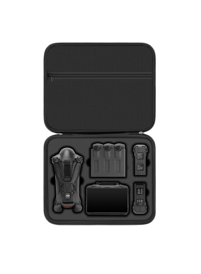 Carrying Case for DJI Mavic 4 Pro, Travel Storage Bag Hard Protective Cover Case for RC Pro 2/RC 2 Remote, Batteries Charger Hub Cable Drone Fly More Combo Accessories Portable Organizer (Black) - Image 5