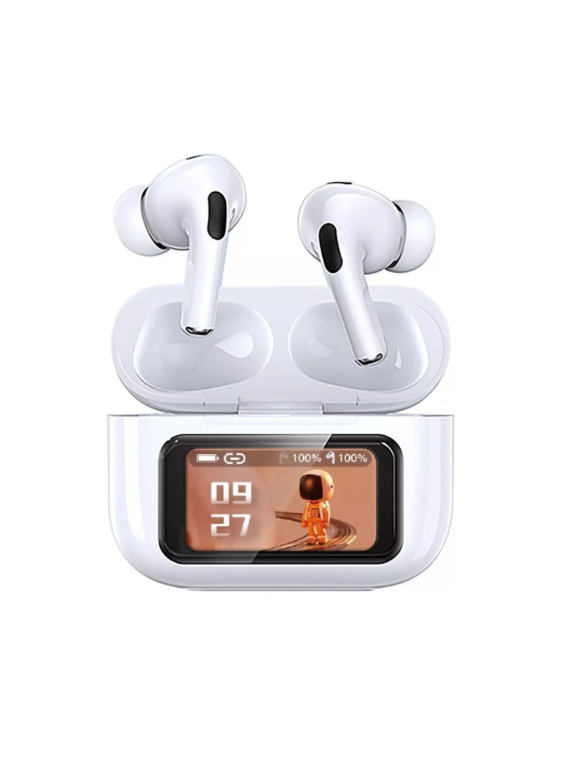 Raxoom Wireless Earbuds with LED Touch Screen, Noise Reduction Headphones with, Wireless Compatible Earphones with Charging Case  - Image 2