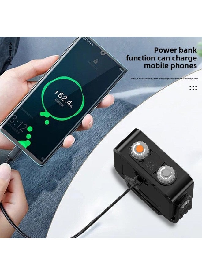Multifunctional Outdoor Camping Lamp Large Capacity Charging Treasure Super Bright Camping Lamp Strong Magnetic COB Emergency Camping Lamp-Color:Multifunctional Digital Display Camping Light  - Image 5