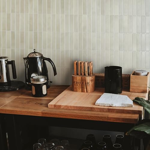 SMART TILES Peel and Stick Backsplash - 5 Sheets of 11.43" x 9" - 3D Adhesive Peel and Stick Tile Backsplash for Kitchen, Bathroom, Wall Tile - Image 2