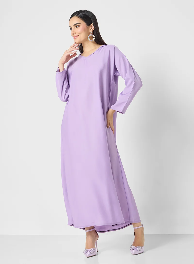 ARABIAN CLOSET Hooded Abaya