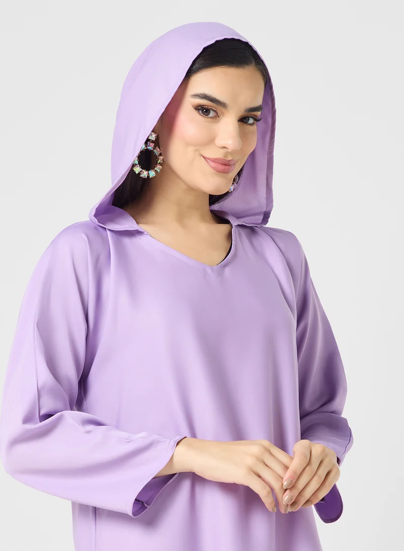 ARABIAN CLOSET Hooded Abaya