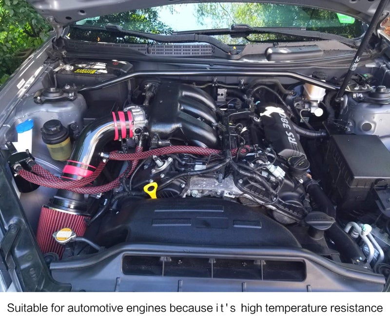 Alex Tech 25ft - 1/4 inch PET Expandable Braided Sleeving – BlackRed – Alex Tech Braided Cable Sleeve - Image 4