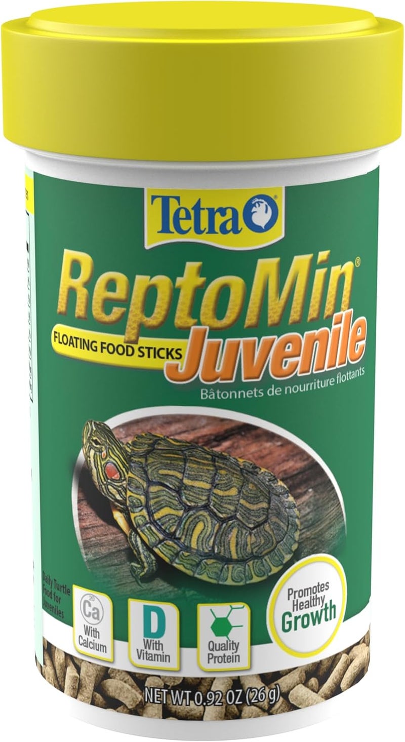 تترا عصي طعام Tetra Reptomin للأطفال الصغار من السلاحف تحتوي على 26 جرامًا. - Image 1