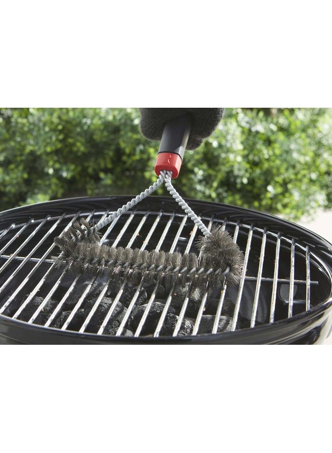 Weber 12" Three-Sided Grill Brush - Image 5