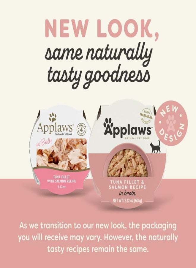 آبلاوس طعام القطط الرطب الطبيعي من أبلاوز في مرق، مكونات محدودة وطبيعية، غني بالبروتين بدون إضافات صناعية، فيليه التونة والسلمون في مرق (10 أكواب سهلة الفتح × 2.12 أونصة) - Image 2