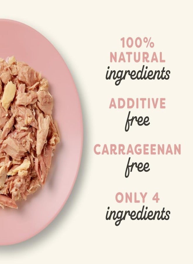 آبلاوس طعام القطط الرطب الطبيعي من أبلاوز في مرق، مكونات محدودة وطبيعية، غني بالبروتين بدون إضافات صناعية، فيليه التونة والسلمون في مرق (10 أكواب سهلة الفتح × 2.12 أونصة) - Image 4