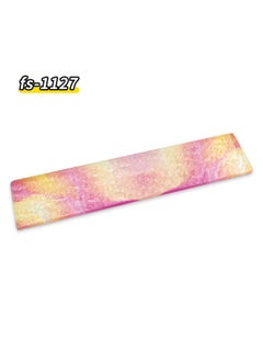 Stone Pattern Acrylic Water Ripple Keyboard Hand Rack Comfortable High Wrist Pad Creative Wrist Rack Multi-Size Dirty Resistance-Colour:420*80*10mm-Pattern:fs1127
