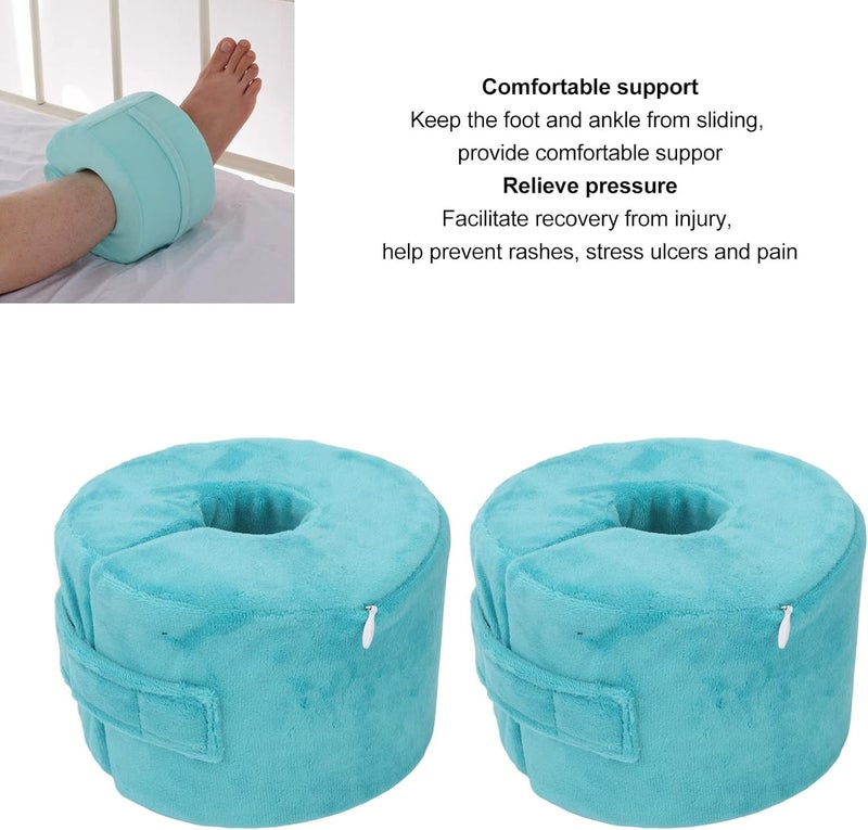 klarako Foot Elevation Pillow, 2pcs Foot Elevating Pillow Ankle Protector Support Elevated Foot Heel Pillow for Sore Foot Pressure Foam Ankle Rest Protector Pillow Foot Rest Pillow - Image 3