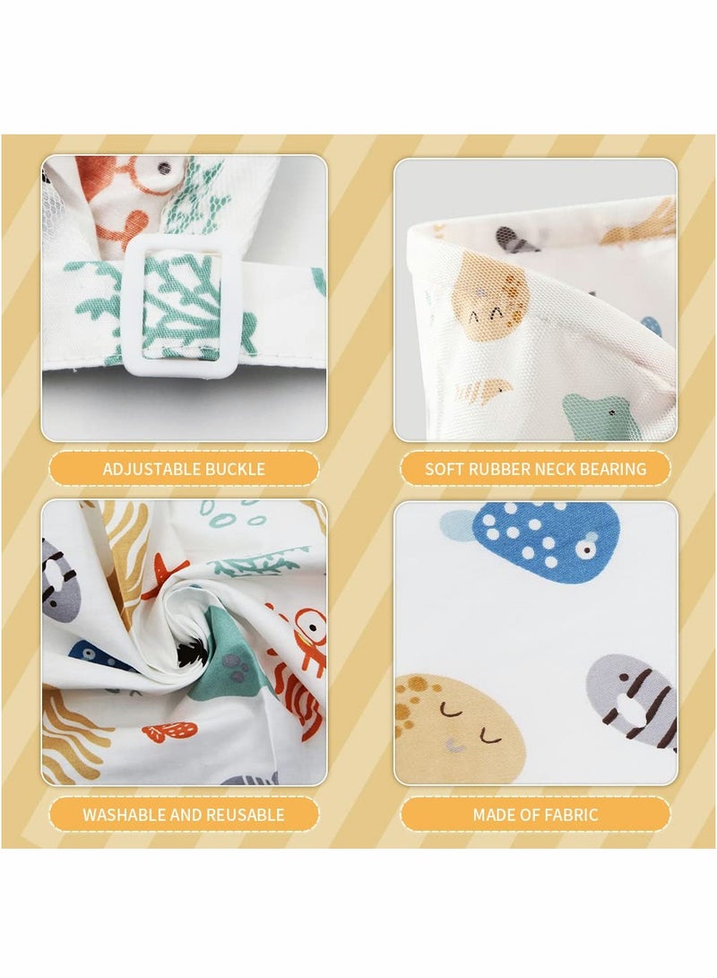 Excefore غطاء رضاعة قطن مع حزام قابل للتعديل، مريلة رضاعة ناعمة، قماش تنفس خفيف الوزن، وشاح رضاعة أنيق وسري، خصوصية كاملة للرضاعة - Image 4