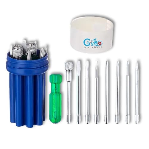 GIZMO Hand Tool Kit 11 Pieces With 8 Pieces Screwdriver, Lineman Plier, Hammer & Wire Stripper/wire Cutter | Industrial Hand Tools | Tools For Electronic Repair | Hardware Tools For Home Use - Image 2