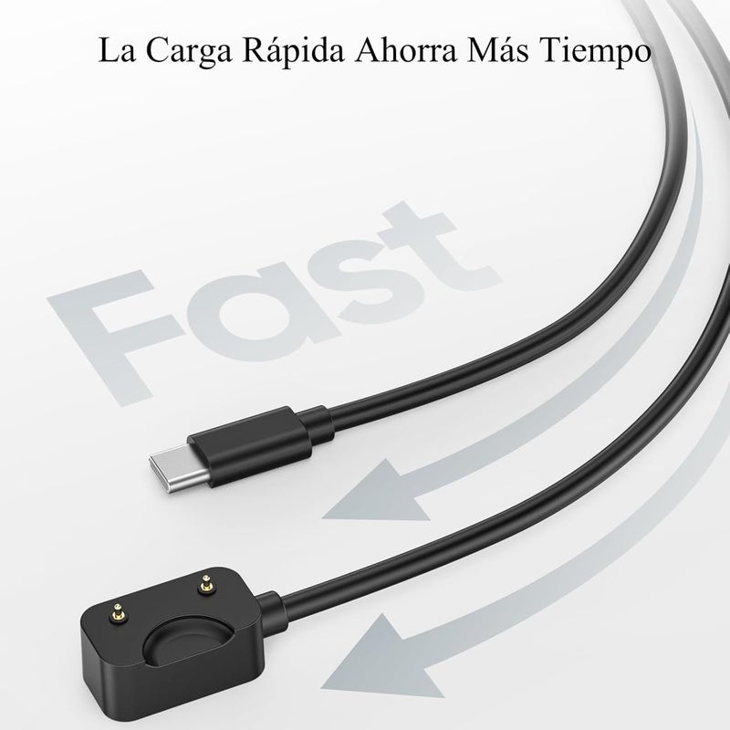 USB-C Charger Cable Compatible with Samsung Galaxy Fit 3 SM-R390 Magnetic Charging Adapter Replacement Cable Durable Smartwatch Accessory - Image 4