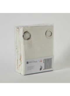 Home Box طقم ستائر شيفرون جاكار طويل جداً 2 قطعة 300 × 135 سم  - Image 1
