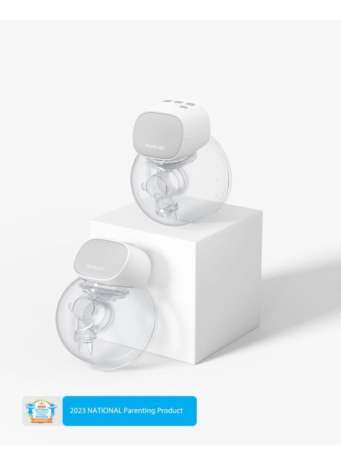 Momcozy S9 Pro Double Wearable Breast Pump Hands Free Wireless Both Sides 9 Levels Ultra Quiet 270 Min Battery 20% Smaller Double Your Milk & Reclaim Your Freedom as a Mom - Image 1