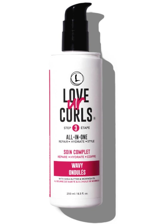 Love Ur Curls LUS Brands AllinOne Styler for Natural Wavy Textured Hair 85 oz  Repair Hydrate Style in One Easy Step  No Crunch NonSticky Hair Care with Shea Butter and Moringa