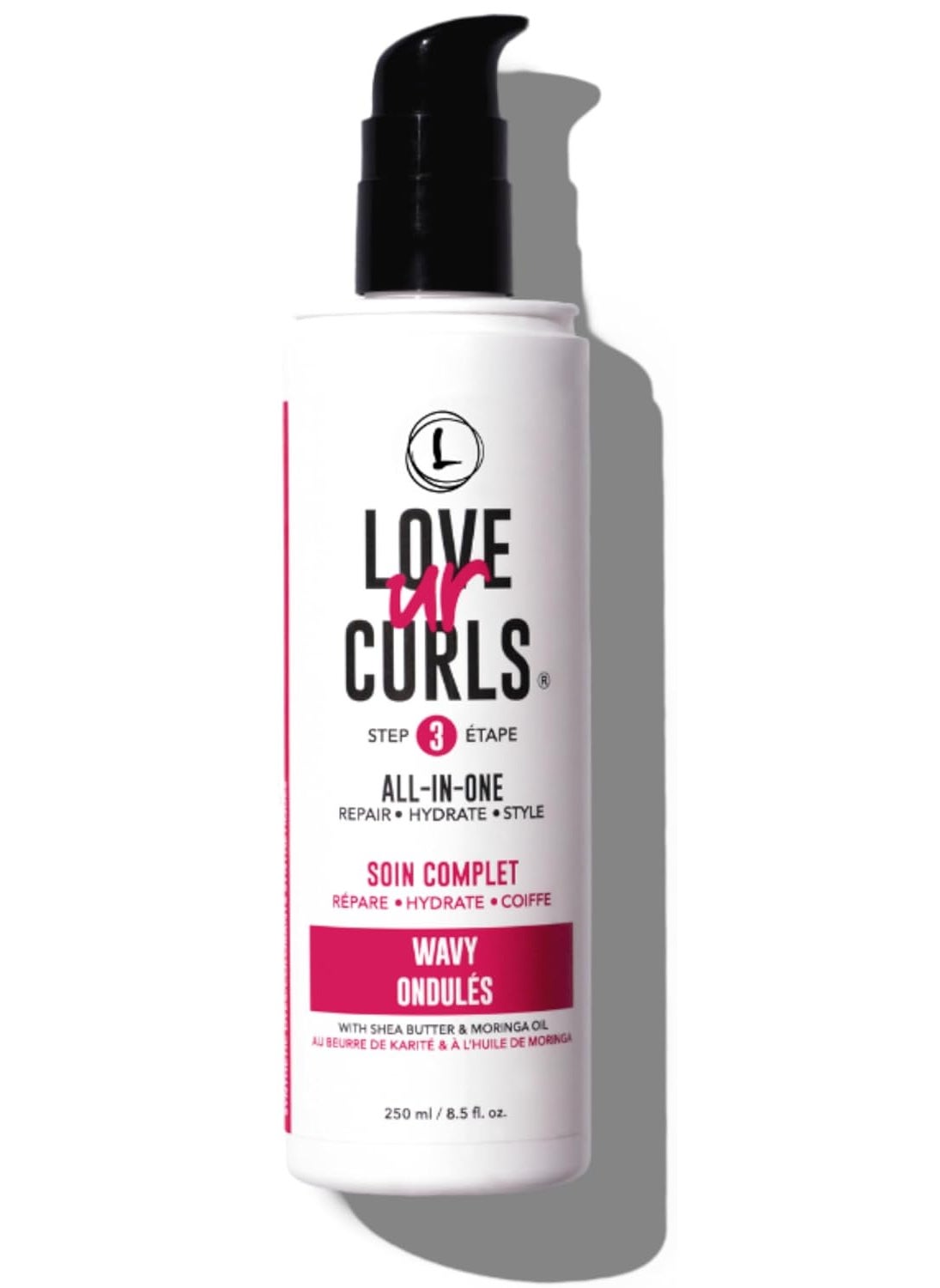 Love Ur Curls - Love Ur Curls LUS Brands AllinOne Styler for Natural Wavy Textured Hair 85 oz  Repair Hydrate Style in One Easy Step  No Crunch NonSticky Hair Care with Shea Butter and Moringa - Image 1