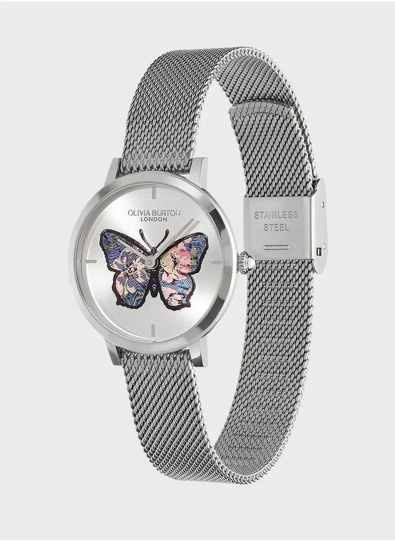 OLIVIA BURTON Steel Strap Analog Watch